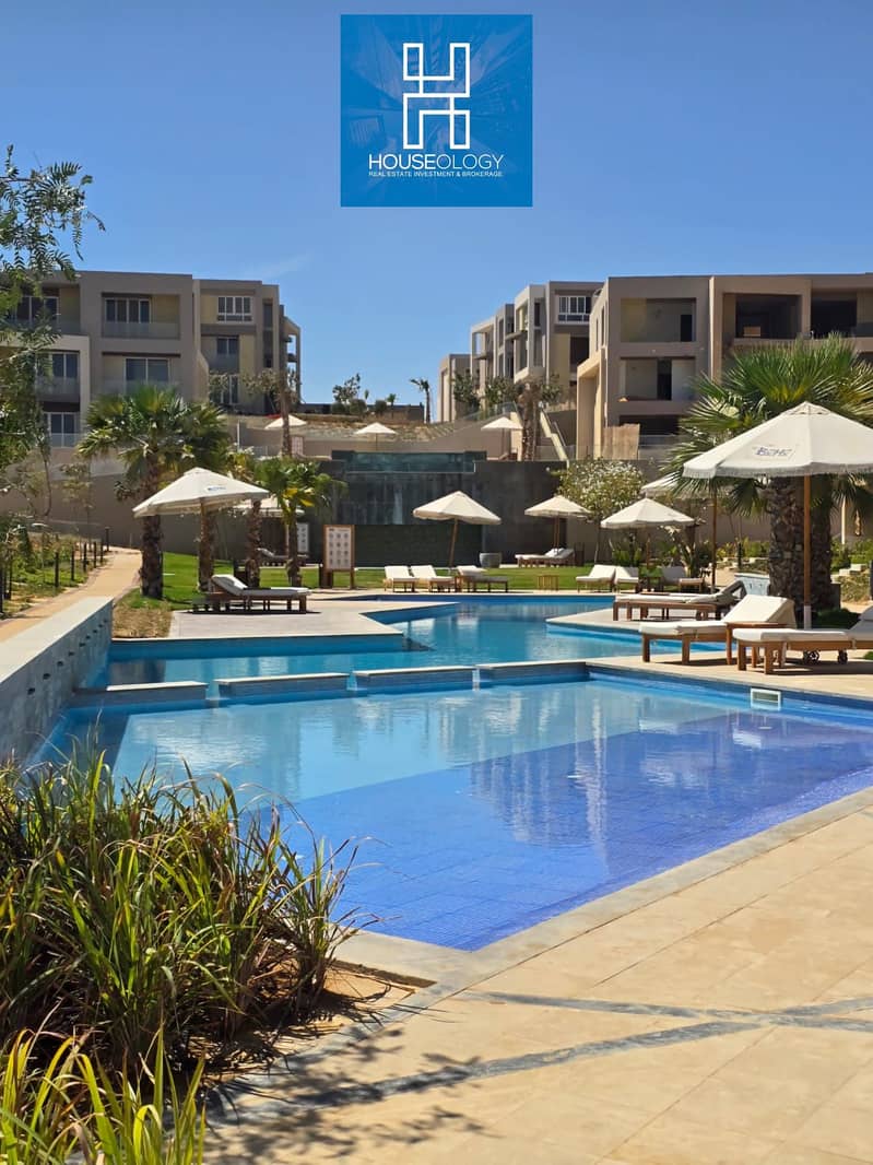 Immediate reception furnished with air conditioning Townhouse Sea View prime location for sale in Boho El Sokhna at the lowest price in the market Boho Elsokhna - Fler