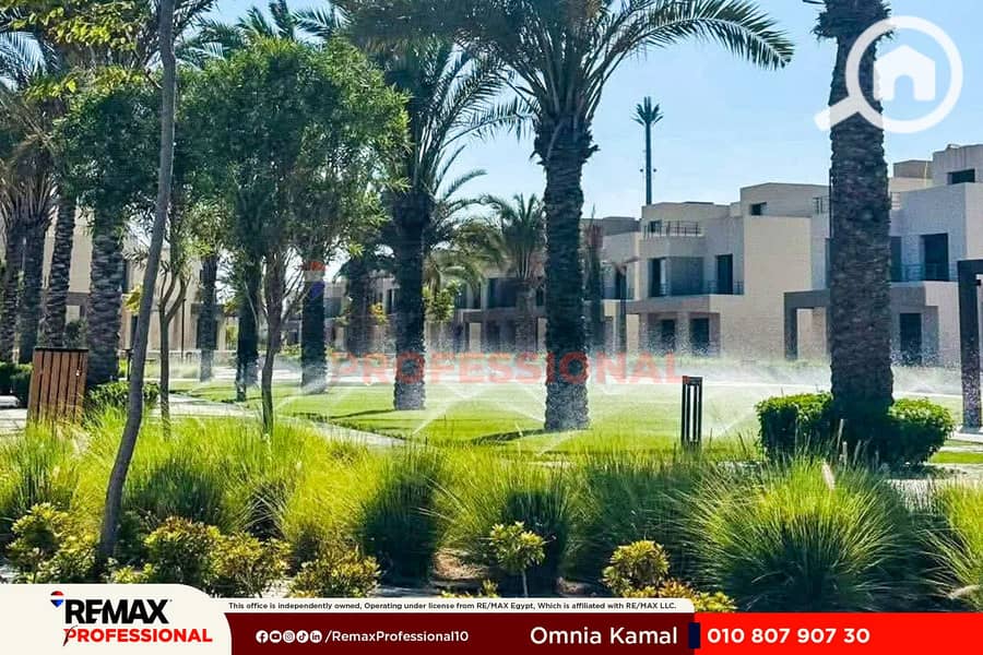 Open view of the plaza Townhouse villa in Palm Hills, Alexandria - Widok 3