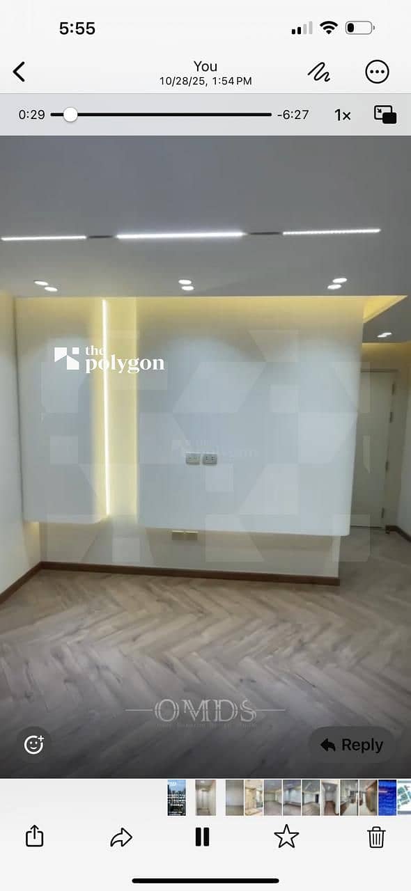 Apartment for Rent – Fully Finished 2 Bedroom Apartment with Kitchen and Air Conditioners Ready to move in Badya by Palm Hills Developments – pohled 2