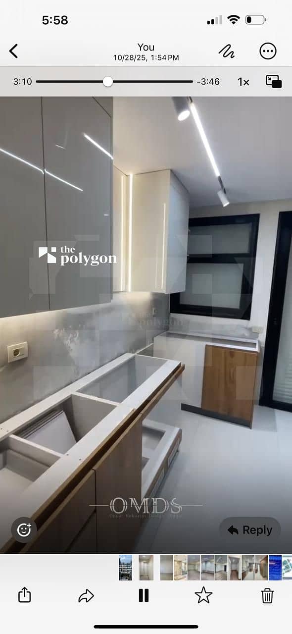Apartment for Rent – Fully Finished 2 Bedroom Apartment with Kitchen and Air Conditioners Ready to move in Badya by Palm Hills Developments – pohled 3