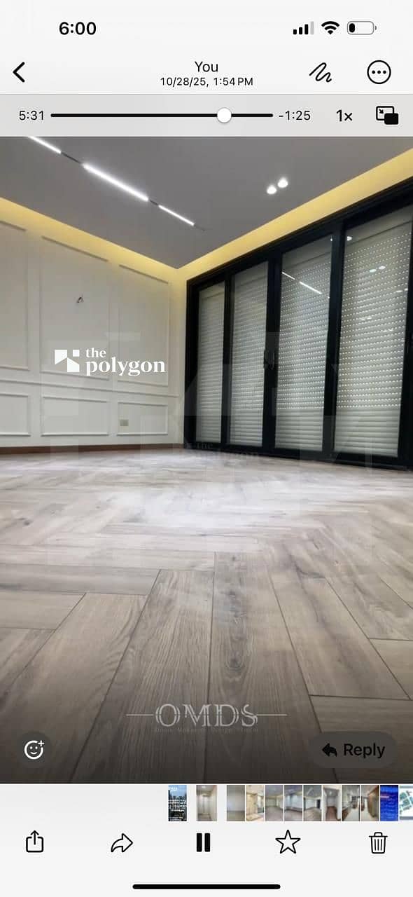 Apartment for Rent – Fully Finished 2 Bedroom Apartment with Kitchen and Air Conditioners Ready to move in Badya by Palm Hills Developments – pohled 6