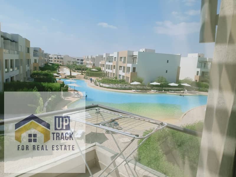 Chalet for rent in Azha Ain Sokhna, Bavo, second floor, Lagoon view. – pohled 2