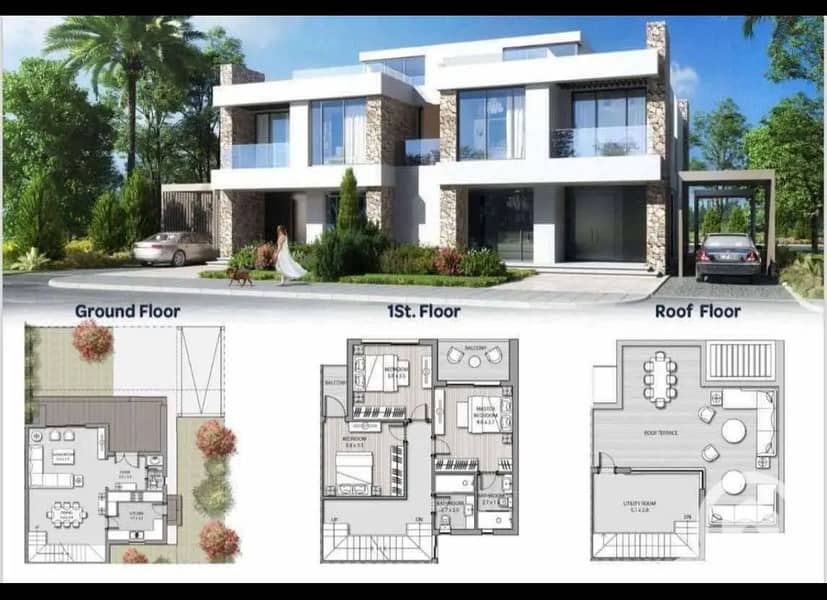 Noor City Villa for sale model Q1 - Ansicht 3