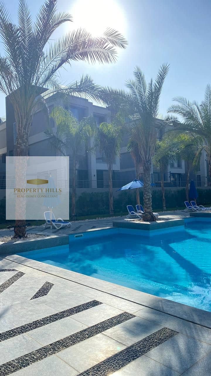 Ready villa for inspection next to AUC for sale in La Vista, Fifth Settlement, with installment payment over the longest period. - Mehr