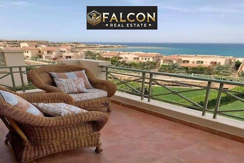 Chalet for sale, one shot (two rooms with a master room +2 bathrooms), panoramic sea view in Ain Sokhna - Widok 2