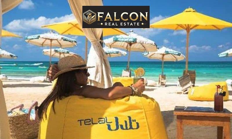 Chalet for sale, one shot (two rooms with a master room +2 bathrooms), panoramic sea view in Ain Sokhna - Widok 5