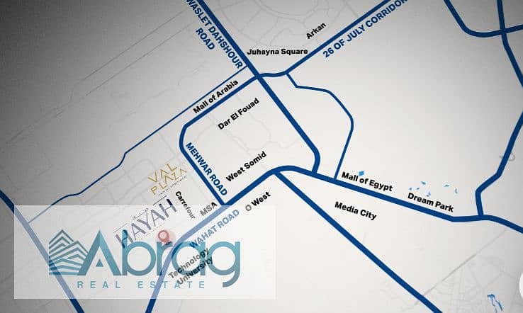 For Sale: 3-Bedroom Apartment, 164 sq m, 10% Down Payment in Two Installments, in Hayat Residence Compound – JAWAD Developments, 6th of October City - Mehr
