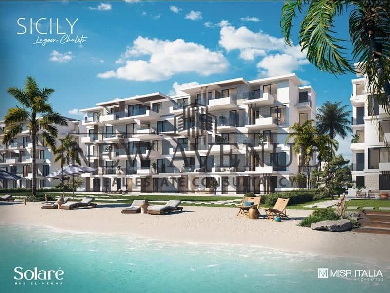 fully finished townhouse direct on landscape early delivery with best price with installments for sale in Solare North coast developed by Misr Italia – pohled 2