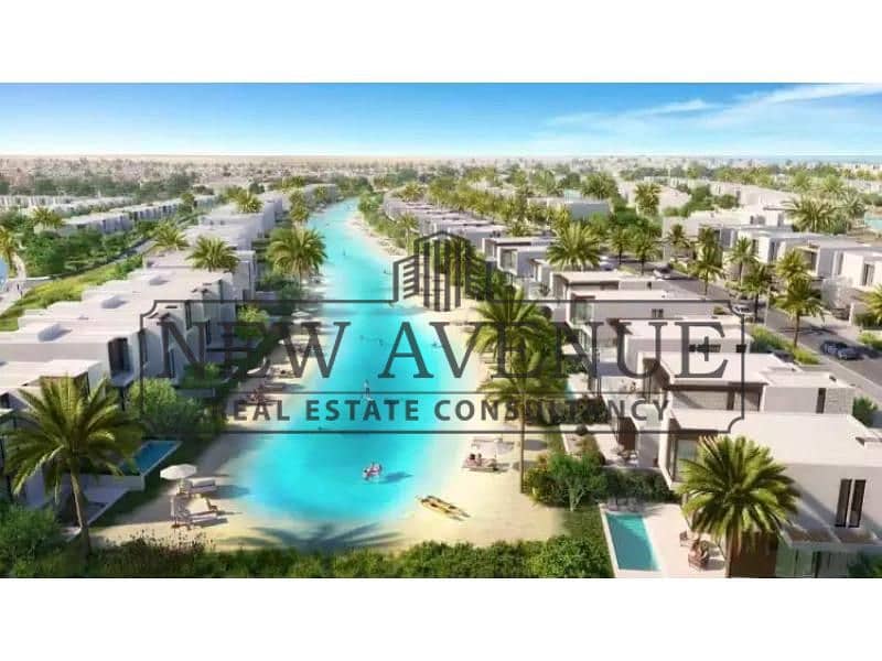 fully finished townhouse direct on landscape early delivery with best price with installments for sale in Solare North coast developed by Misr Italia – další