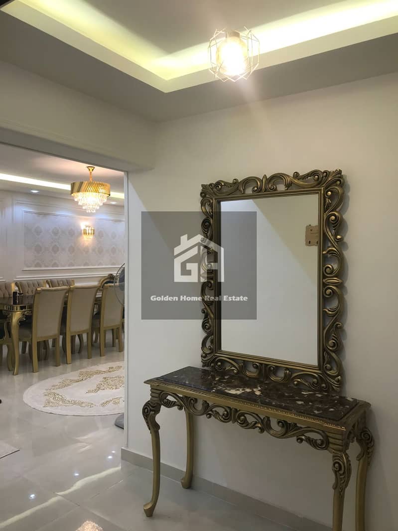Furnished and air-conditioned apartment for rent in Phase 3A, 170 square meters, super deluxe finishing, in Elkhmayel Compound, Sheikh Zayed - Widok 4