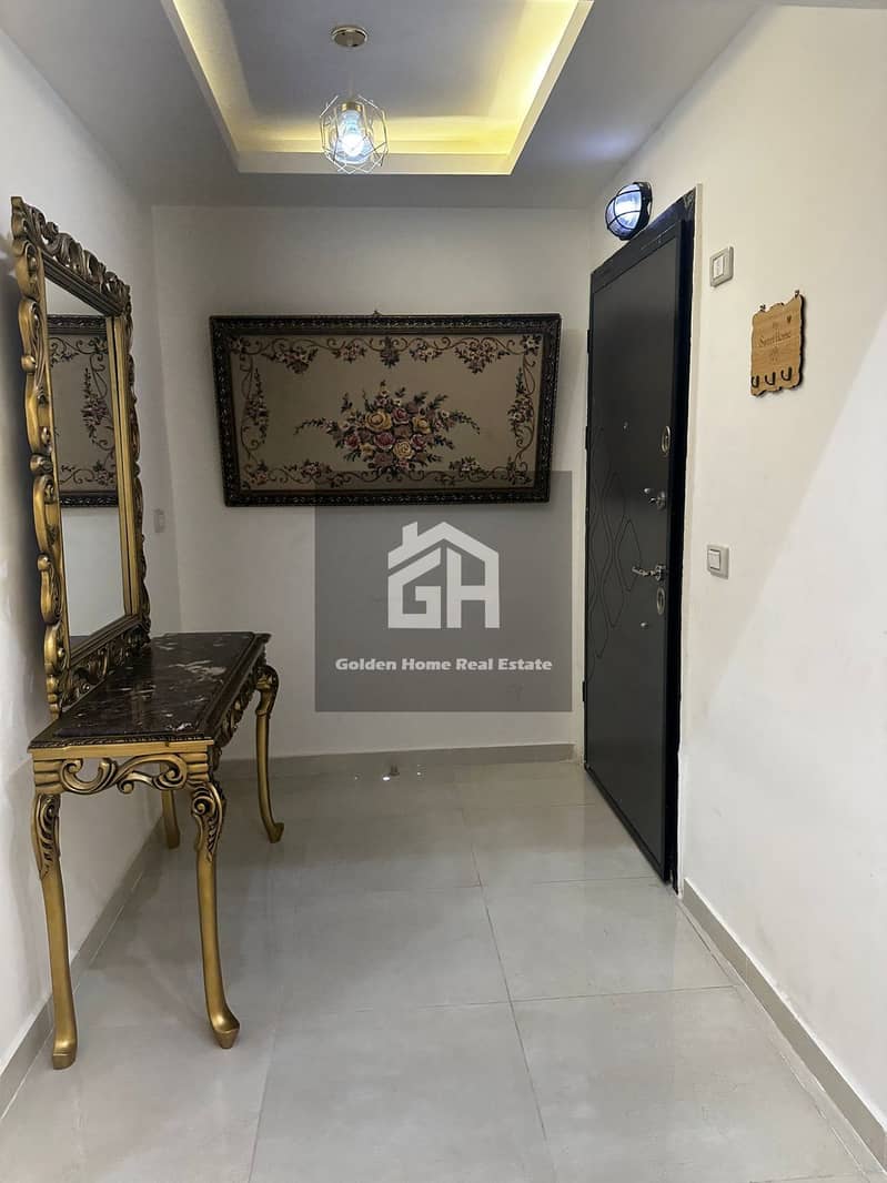 Furnished and air-conditioned apartment for rent in Phase 3A, 170 square meters, super deluxe finishing, in Elkhmayel Compound, Sheikh Zayed - Widok 6
