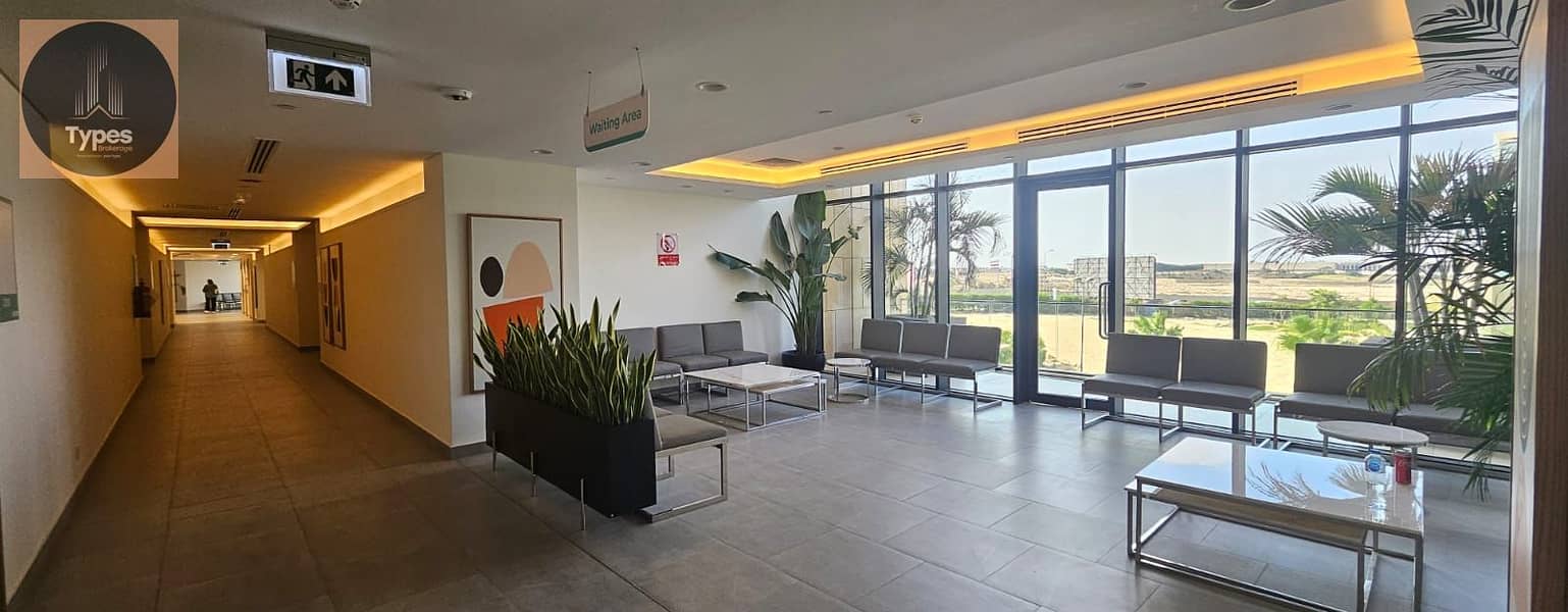 Clinic for rent, 80 square meters, in Westown Sodic, two minutes from the Desert Road, next to Al-Gria and Beverly Hills - Vista 3