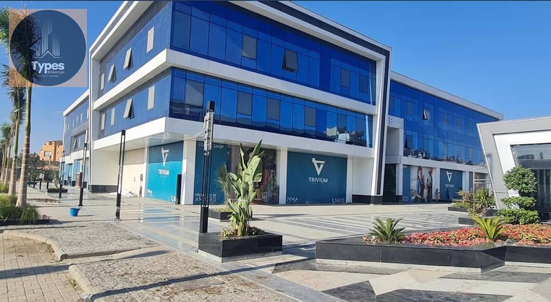 Office space for rent in Trivium Mall, Sheikh Zayed. 88 square meters, fully finished with air conditioning. - Widok 2