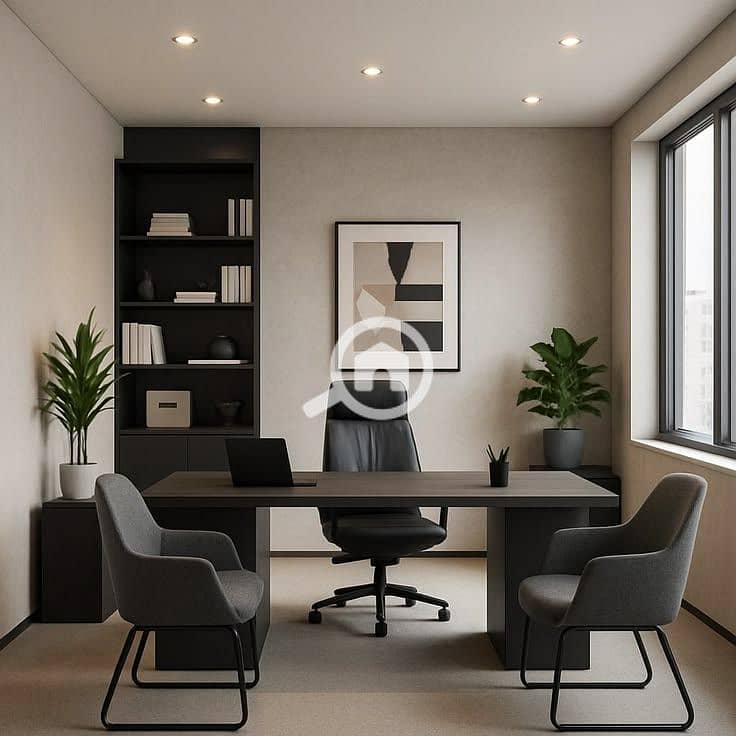 2 Chic Minimal Office_ Clean Lines, Calm Focus. jpeg