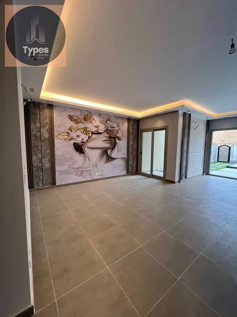 For Rent First used luxury Town house villa fully finished with A'C & Kitchen, in palm parks compound by palm hills. – pohled 5