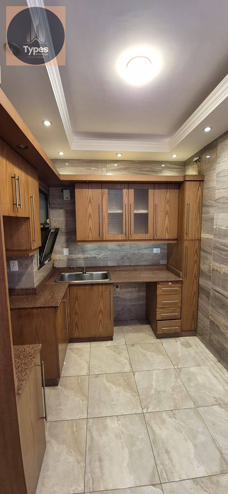 Ground floor apartment for rent, 125 sq m with a 100 sq m garden, fully equipped with air conditioning and a kitchen, in Westown Compound, next to alg - Widok 3