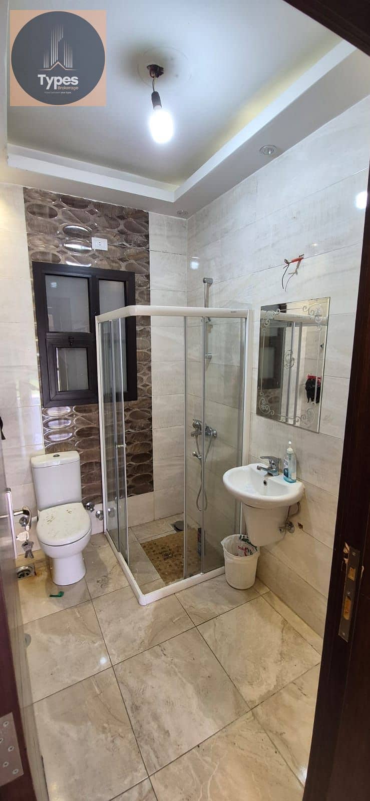 Ground floor apartment for rent, 125 sq m with a 100 sq m garden, fully equipped with air conditioning and a kitchen, in Westown Compound, next to alg - Widok 4