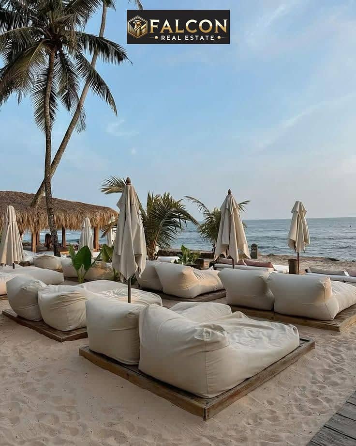 With a down payment of 370,000 and installments over 10 years, a finished chalet in El Alamein in front of the towers with an open view of Lake El Ala - Widok 5
