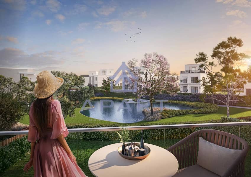 Early delivery North Oriented Standalone Villa direct on Lake with lowest price at Belle Vie By Emaar - Aanzicht 5