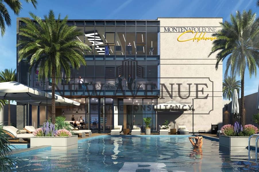 Fully finished Duplex Lagoon view in Monte Napoleone Mostakbal City- ⁠phase 1-Installments over 5 years - Więcej