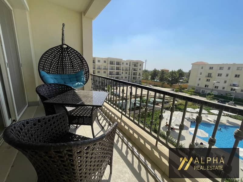 Fully Furnished Apartment for Rent in Mivida | 148 sqm | Pool View | 2 Bedrooms | Modern Finish - Widok 4