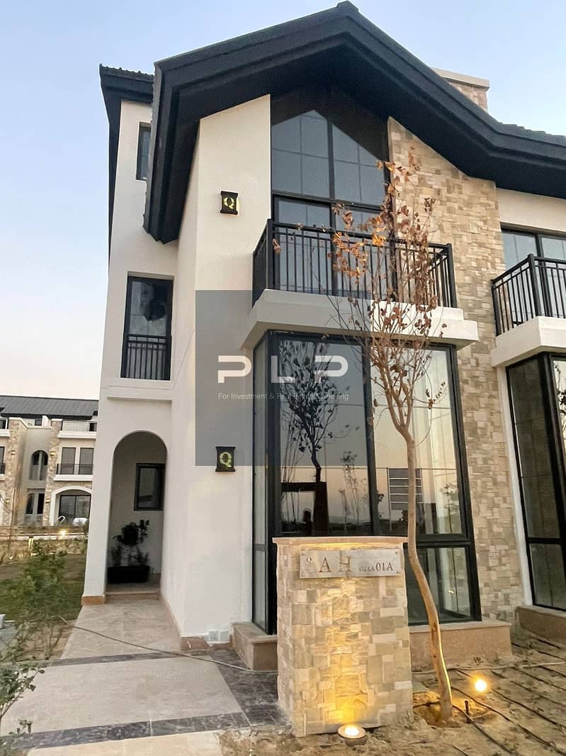 Resale standalone villa for sale with installments in The Wonder Marq compound semi-finished with an open lagoon view - Widok 5