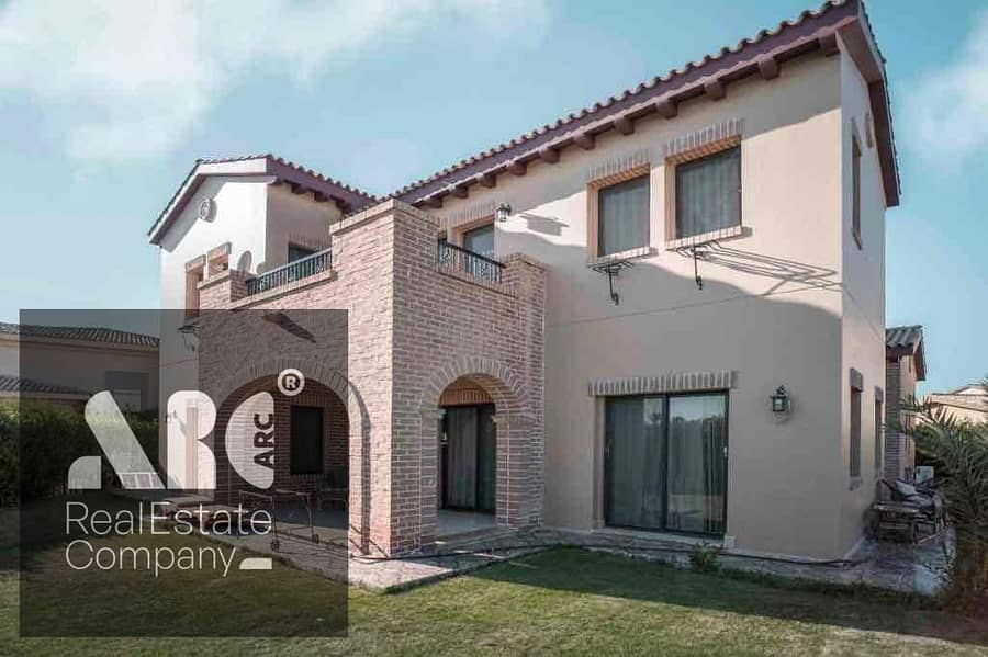 Stand-alone villa / chalet for rent at a special price in Marassi Arizona, North Coast — 5 bedrooms, private pool, full sea-facing, in a very prime location. - Widok 2