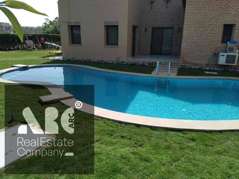 Stand-alone villa / chalet for rent at a special price in Marassi Arizona, North Coast — 5 bedrooms, private pool, full sea-facing, in a very prime location. - Widok 5