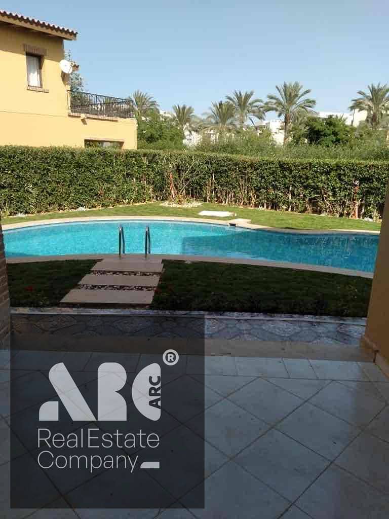 Stand-alone villa / chalet for rent at a special price in Marassi Arizona, North Coast — 5 bedrooms, private pool, full sea-facing, in a very prime location. - Widok 6