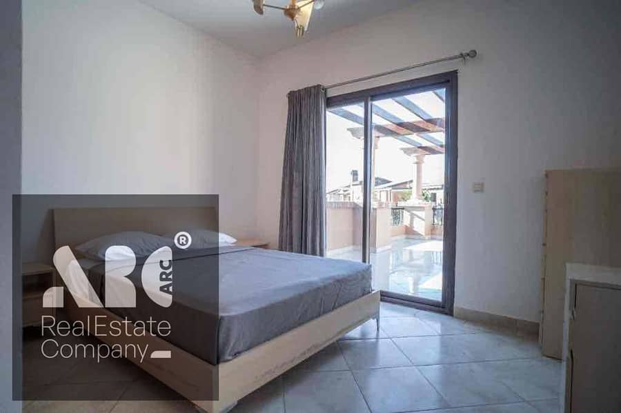 Stand-alone villa / chalet for rent at a special price in Marassi Arizona, North Coast — 5 bedrooms, private pool, full sea-facing, in a very prime location. - Więcej