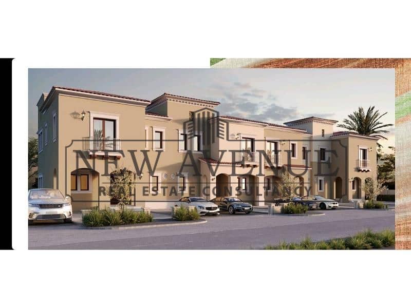 Townhouse middle in a very Prime location on wide Landscape view for sale in City Gate Phase Aven New Cairo developed by Qatari Diar - Widok 4