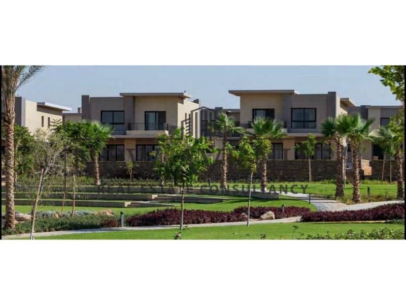 Corner Twin House 244m BUA 284m Land 3 Bedrooms Core and Shell Double View Lakes and Landscape 3 Floors Delivery 2027 Installments Downpayment 18.5M - Widok 4