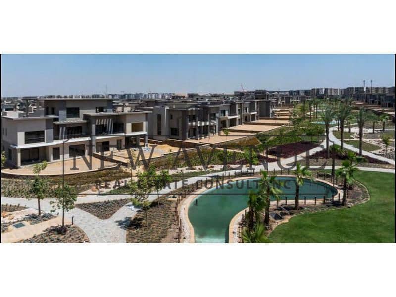 Corner Twin House 244m BUA 284m Land 3 Bedrooms Core and Shell Double View Lakes and Landscape 3 Floors Delivery 2027 Installments Downpayment 18.5M - Widok 5