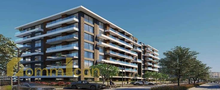 Apartment for sale with only 5% down payment in the compound El PATIO VIDA near the American University and the Golden Square, New Cairo - 6th of October - Widok 2