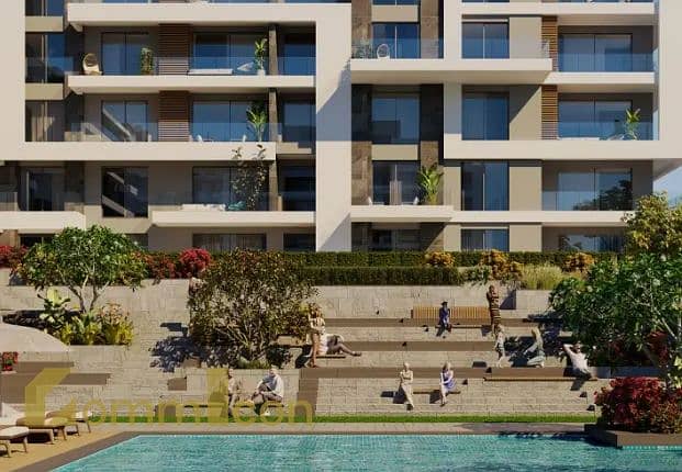 Apartment for sale with only 5% down payment in the compound El PATIO VIDA near the American University and the Golden Square, New Cairo - 6th of October - Więcej