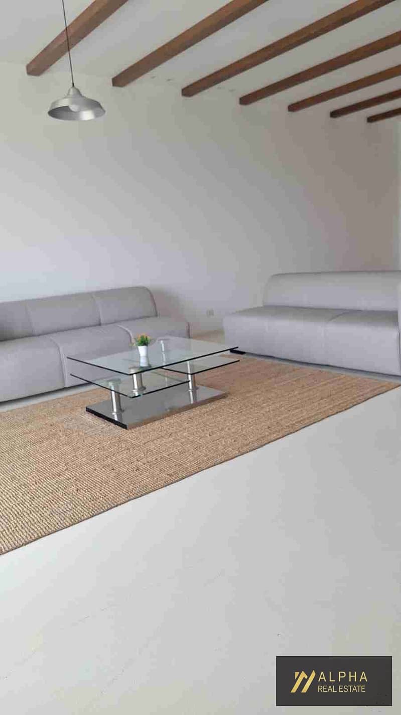 Furnished Apartment for Rent in Katameya Dunes featuring a direct golf view in a prime location within a prestigious community offering privacy tranquility and easy access to all services - Widok 3