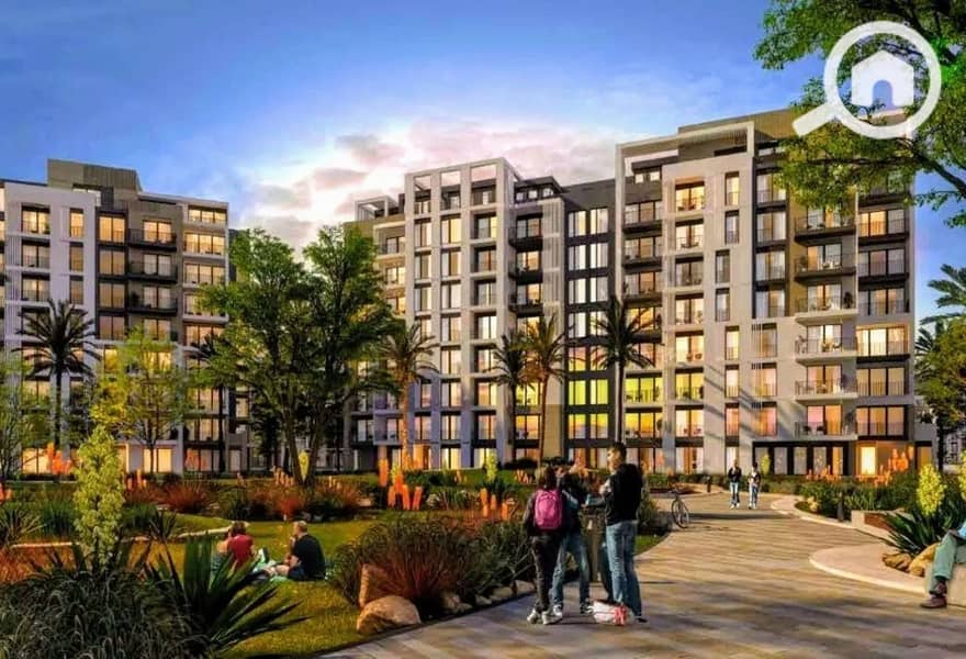Fully finished apartment for sale with air conditioners in New Zayed, Solana Compound by Ora, with installment plans up to 10 years. - Widok 2