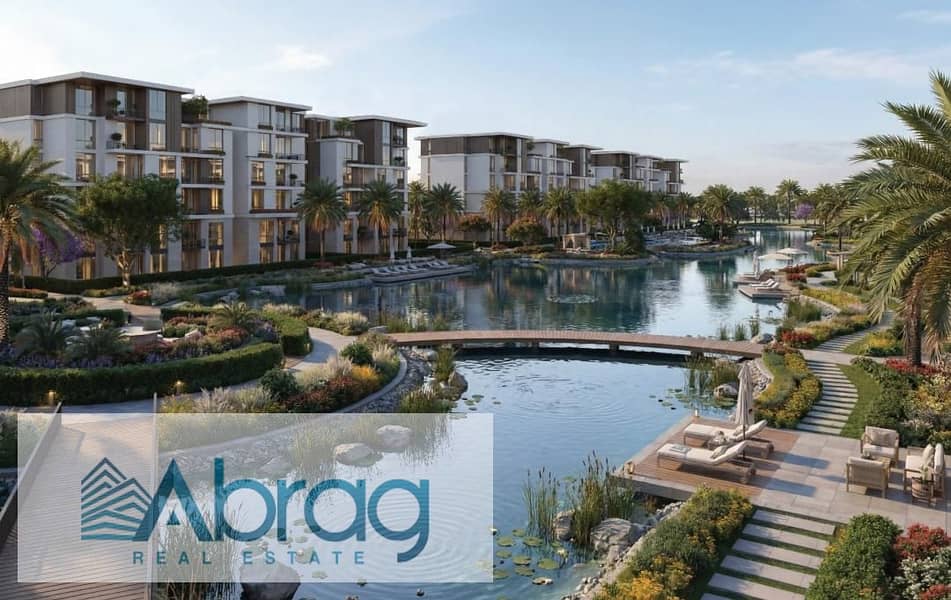 For Sale: 124 sqm Apartment + Garden in Tesla Island Compound, Hadayek October. Your home on an island. 10% down payment. First-time offer price. Your - Widok 2