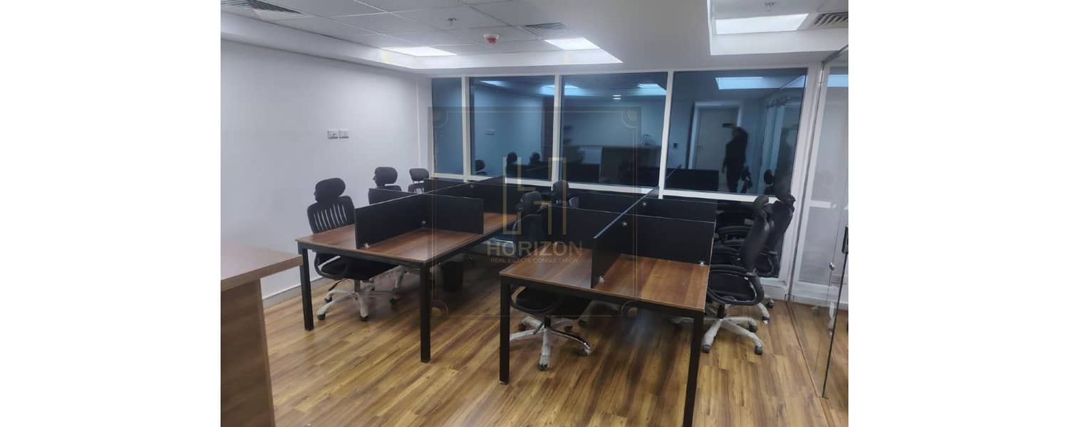 lowest price furnished Office 3rooms for rent in Business Plus new cairo - Vista 2