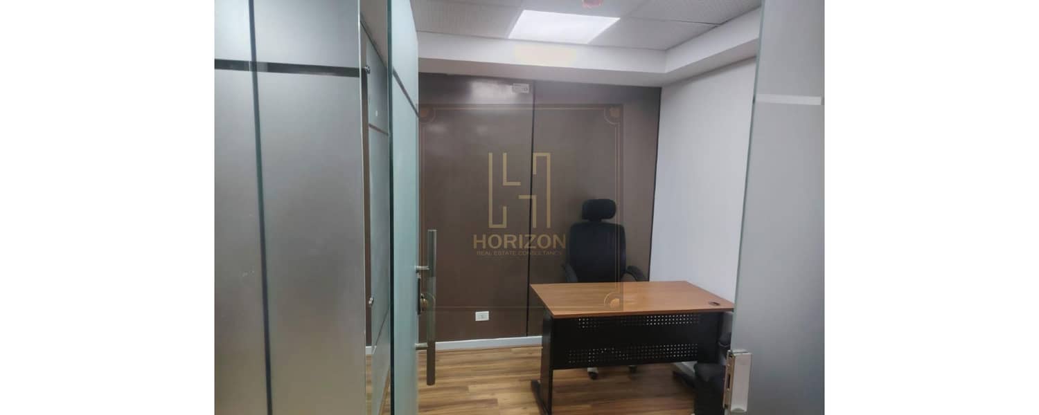 lowest price furnished Office 3rooms for rent in Business Plus new cairo - Vista 3