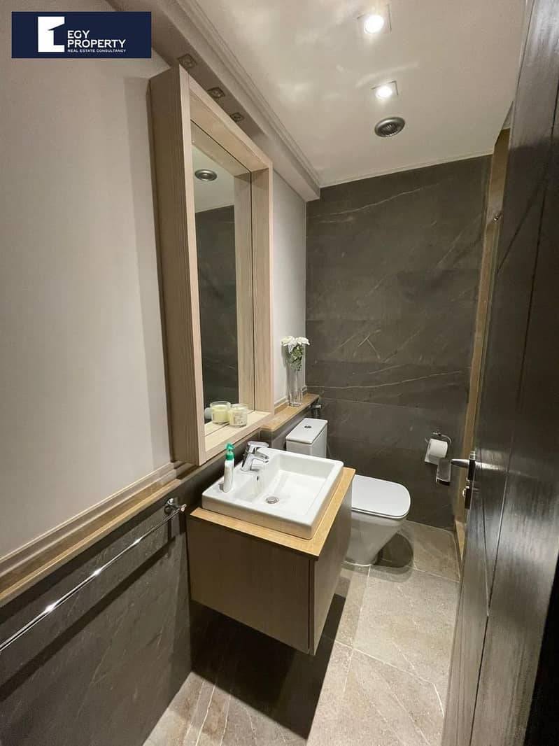 Fully Furnished Apartment For Sale In Waterway - New Cairo , Ready To Move - Pogled 4