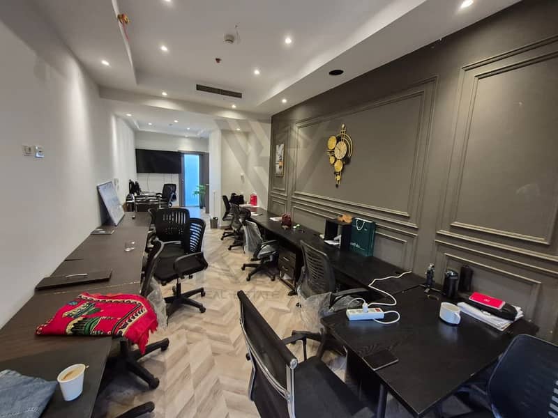 Admin Office 68m for Rent in Elegantry Mall Fully Finished+AC`S with Special Meter Price in 5th Settlement - Widok 3