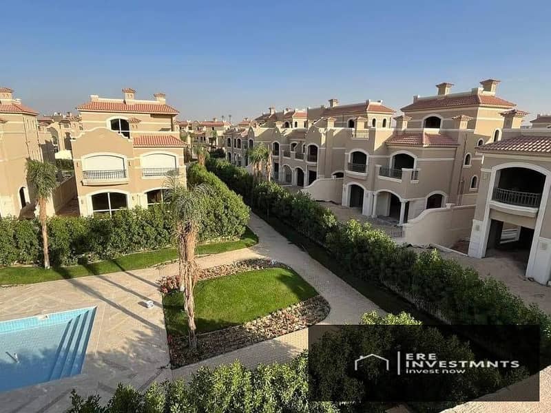 Twin house for sale in Al Patio 2, La Vista, Fifth Settlement at the price of an apartment - immediate delivery - bargain price - Ansicht 4
