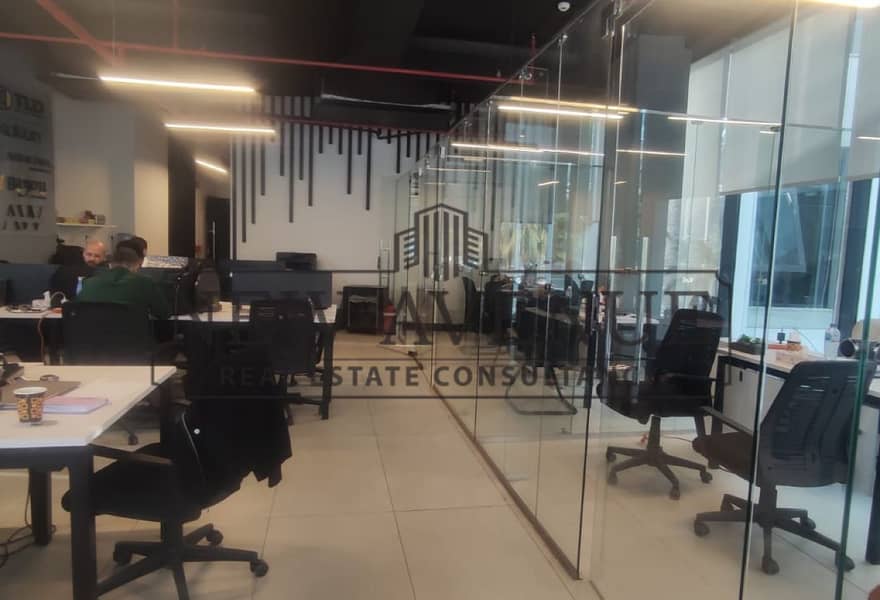 Fully finished Administrative office space for rent with avery prime location at water way new cairo - Widok 2