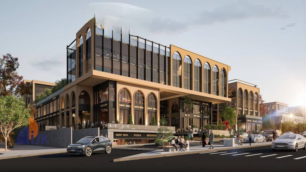 Commercial shop for sale, first plot off North 90th Street, near Al Marasem Compound, in the heart of Golden Square, Fifth Settlement, New Cairo - Ansicht 3