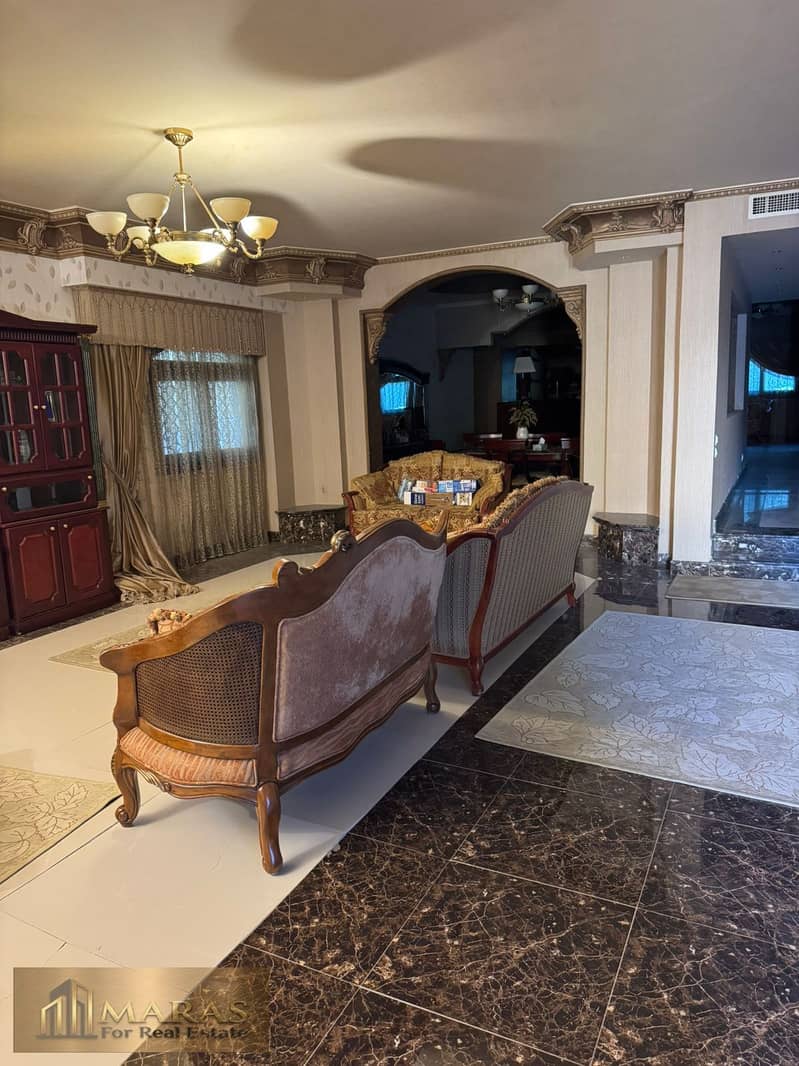 Villa for Sale in New Cairo First Settlement Public Security Compound 520 sqm Elevator Duplex Apartments Roof Furnished Parking - Ansicht 5