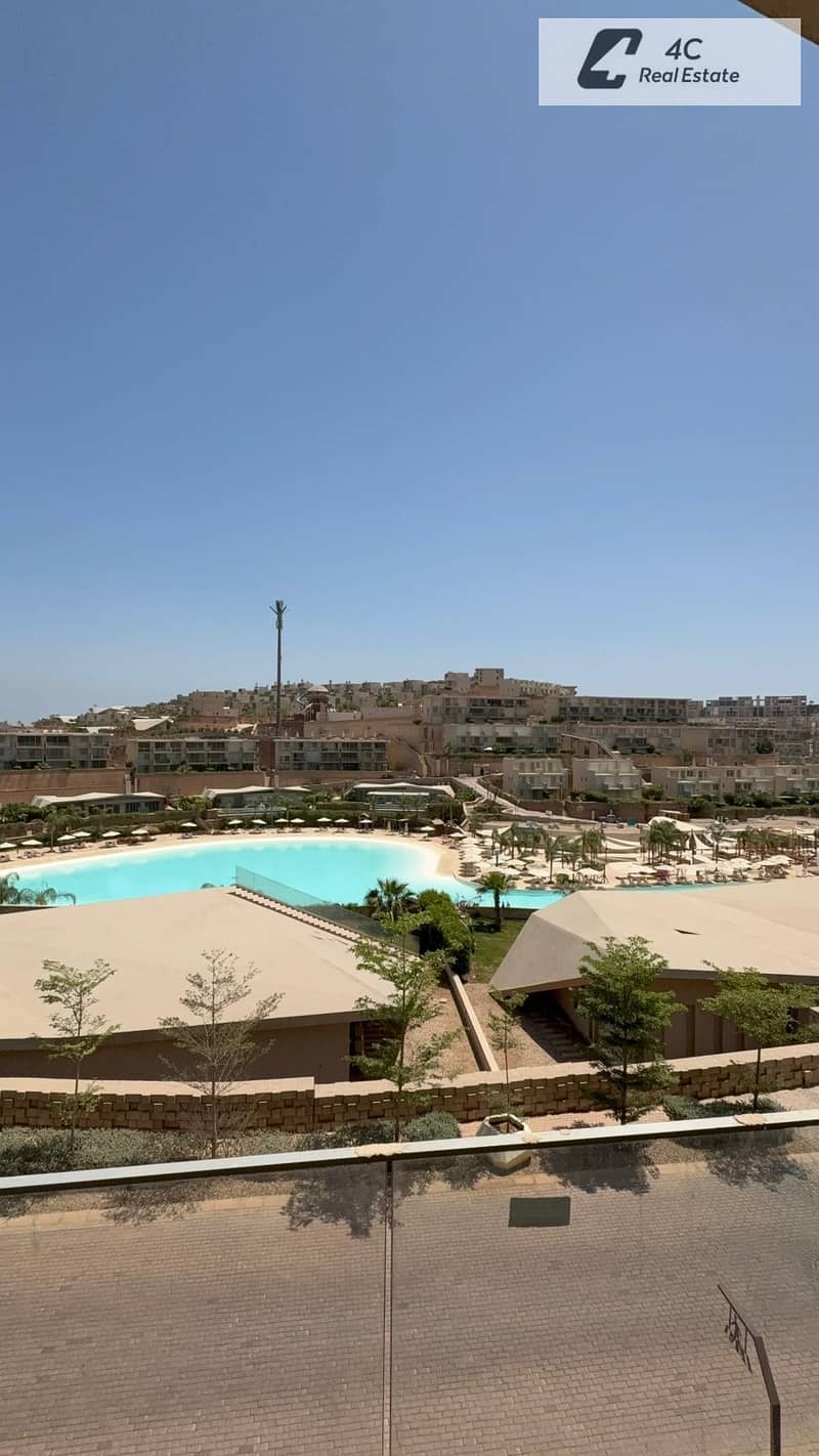 Chalet for sale 3 bdr ready to move fully finished very prime location view lagoon in IL Monte Galala Ain Sokhna near Azha Ain Sokhna - Widok 2