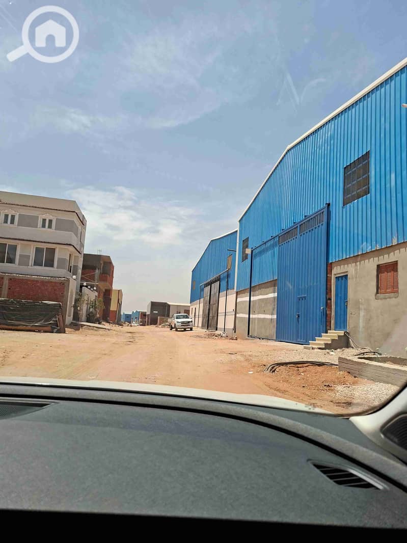 Warehouse for rent 1200 meters, Belbeis Road, 10th of Ramadan, next to the pasta factory - Ansicht 4