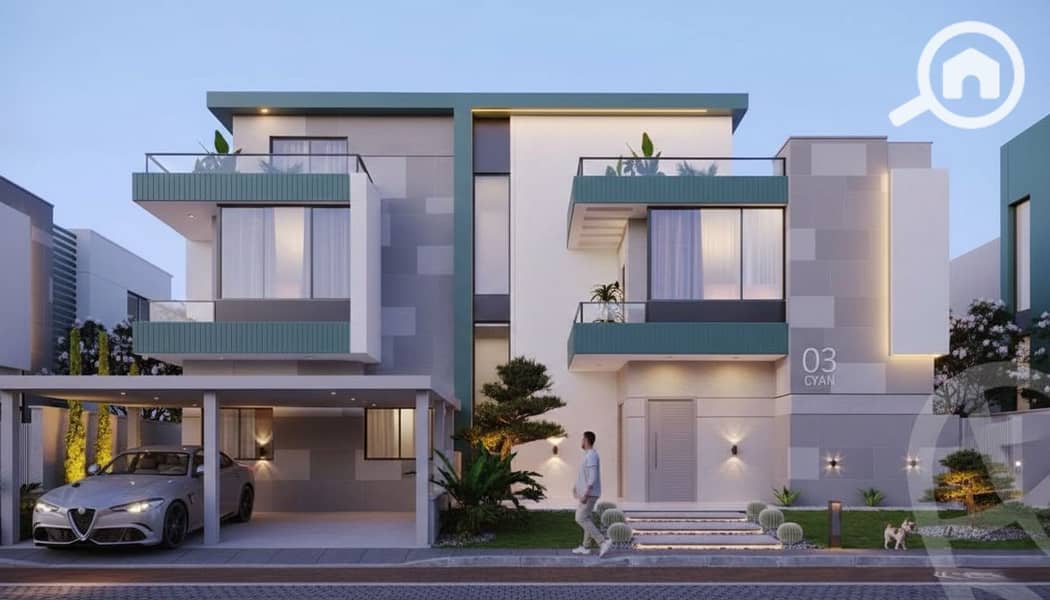 With a generous discount of 1 pound for a limited time. Townhouse deal in Lagoon Hafreya Zayed, new, with installment plans over 10 years. - Widok 6