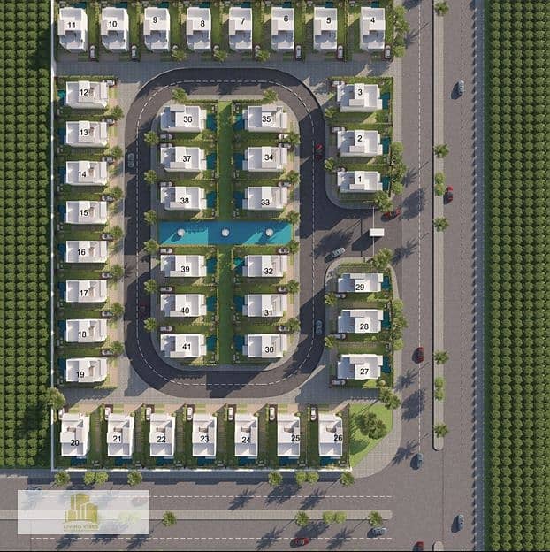 Own a Standalone villa with a 10% down payment and pay the rest over 13 years in the heart of the palaces and villas district. - Widok 3